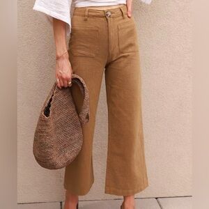 Rollas Sailor Linen Wide Legged Pants